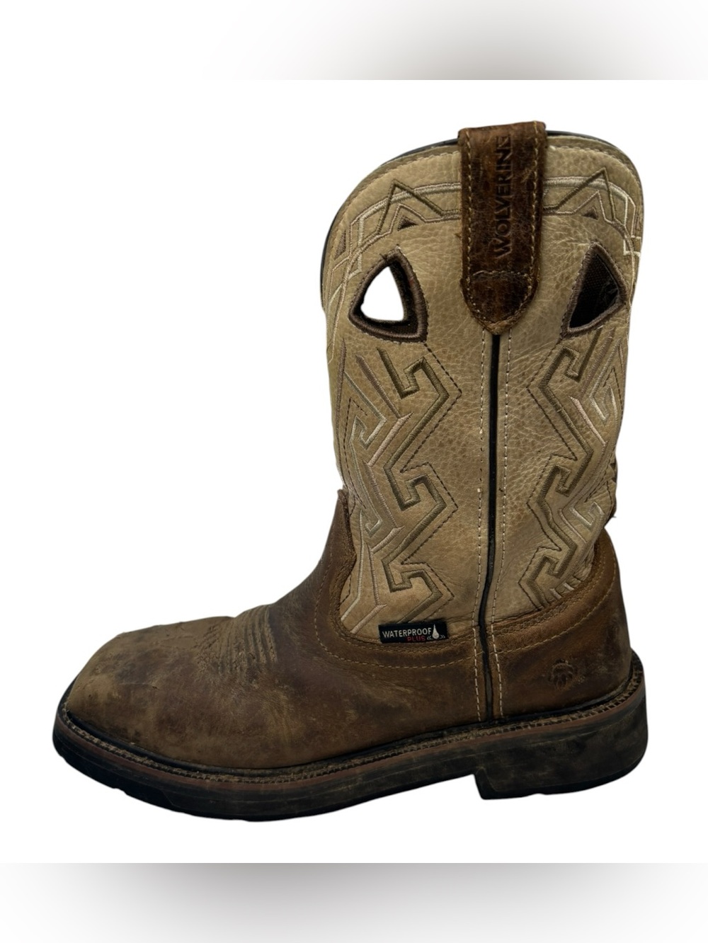 Wolverine Women’s Rancher Aztec Wellington Work Boot Waterproof Steel Toe 8.5